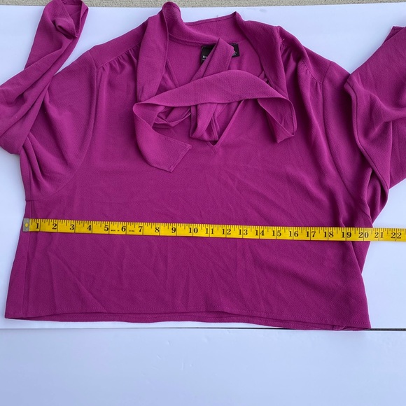 Free Press Crop Tie Neck Blouse - Picture 4 of 8